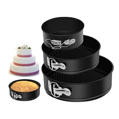 Juego De 3 Moldes Para Cheesecake Xigui - Desmontables,