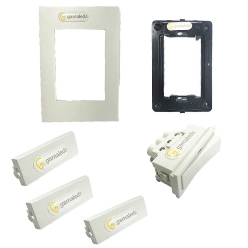 Pack 10 Llave De Luz Armada 1 Punto Sica Silight Brava