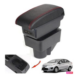 Consola Apoyabrazo - Ford Fiesta Con 3 Usb  2011 - 2020 Slid