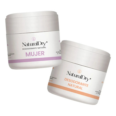 Pqt Pareja 2 Desodorantes 100% Natural - No Obstruye Poros Lavanda y Verbena | Meses sin interés