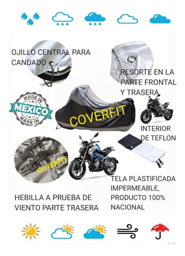Funda Xl Para Motocicleta Cfmoto Naked Nk 650/ Nk 800