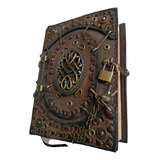 Steampunk Libro Diario Íntimo Objetosdecuero 