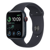 Apple Watch Se Gps + Celular - Caja De Aluminio Medianoche 44 Mm - Correa Deportiva Medianoche - Patrón - Distribuidor Autorizado