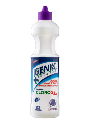 Igenix Cloro Gel Lavanda 900 Cc -