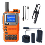 Walkie Talkie Largo Alcance Uhf/vhf Am/fm 5w Metálico Type C