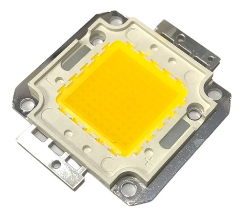 Chip Led 100w Cob Smd Blanco Calido Repuesto 32-34v