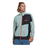 Chaqueta adidas Terrex Linen Hombre Green/grey