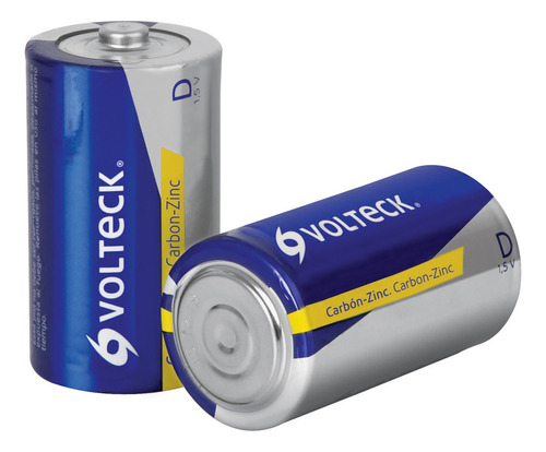 Blíster Con 6 Pilas Baterias Alcalinas Tamaño C, Volteck