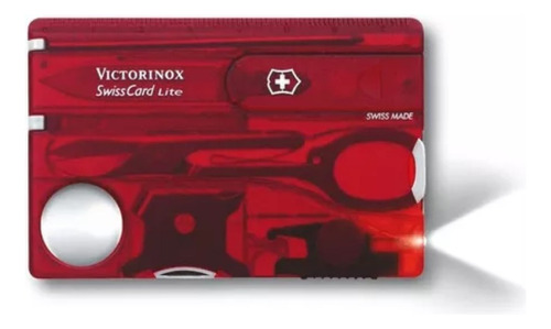 Tarjeta Victorinox Swisscard Lite 13 Usos Con Led