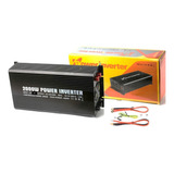 Inversor De Corriente Conversor 2000w 24v-220v  Con Pto Usb