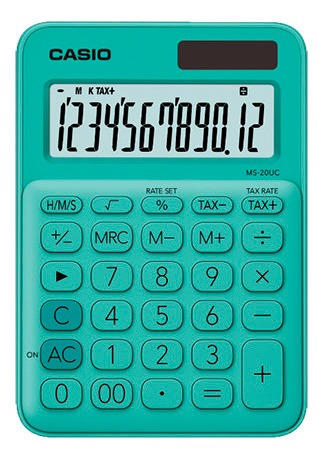 Ms-20uc-gn - Calculadora Casio De Escritorio 12 Digit