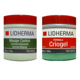 Duo Lidherma Crema Masaje Control Celulitis Y Criogel X 500 