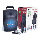 Caixa De Som Soundpro 08 Pol / Bluetooth / Usb / Microfone