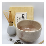 Tazón Chawan Hagi Ware Organico Antiguo Matcha Té Japonés