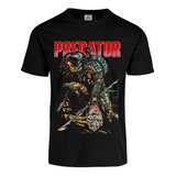 Playera Predator  Depredador  Hunter Vintage Negra