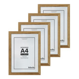 Molduras A4 Para Diploma/certificado 4 Unidades 21x30