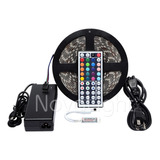 Kit Completo 5mt - Tira 300 Led 5050 Rgb Multicolor - Exteriores 12v Alta Calidad Todo Incluido