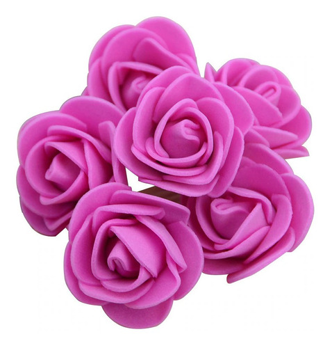 Flores Rosas En Foamy 3 Cm - Rosas En Foami X 500 Unidades