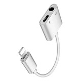 Adaptador 2 X 1 Para iPhone 7 Acima - Fone De Ouvido E Carga