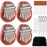 Set De Regalo De Piano Mini Kalimba De 24 Pcs Y 8 Tecla...