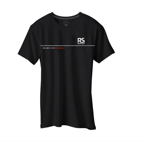 Camiseta Minimalista Welcome Preta Rs Performance Unissex