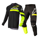 Conjunto Cross Alpinestars Fluid Motocross Enduro Marelli