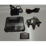 Nintendo 64 Sabores Jabuticaba+controle Original E Jogo Original
