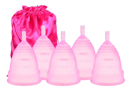 Copa Menstrual Segura Y Suave  Bolsa Gratis 5 Piezas Mayoreo