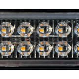 Barra Led Estrobo 4 Modulos  Ambar Y Blanco