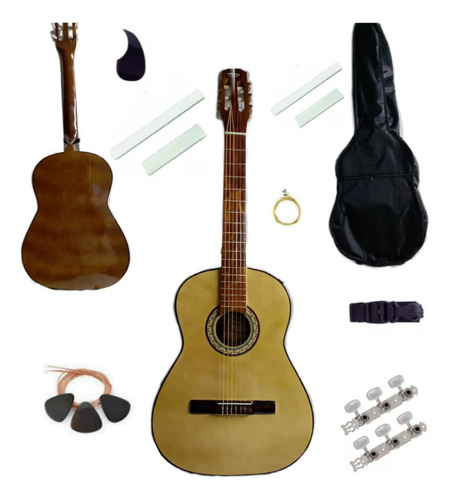 Guitarra Acústica Económica En Paquete 