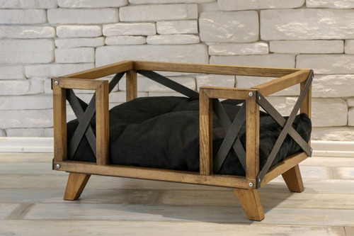 Cama Para Mascota De Madera