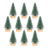 N Lioobo 10pcs 5cm Miniatura Árvores De Natal Mini Pinheiro