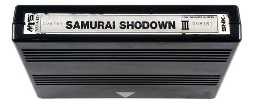 Samurai Shodown Iii 3 Original Mvs Arcade Neo-geo