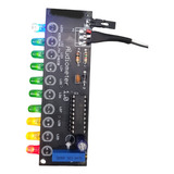 Vu Meter 10 Leds Bargraph  E  Ponto Flutuante - Versão Mono