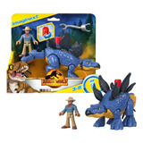 Figura Jurassic World Estegosaurio Imaginext Mattel Dglgames