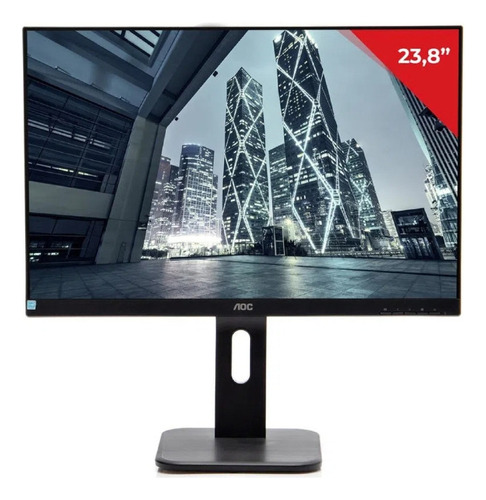 Monitor Aoc 23,8 Led Full Hd 24p1u Vga / Hdmi / Dp 