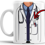 Taza Para Doctor Médico Personalizable Regalo Dr Especial 