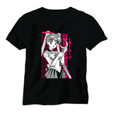 Polera Estampada Sailor Moon - Serena - Usagi Tsukino - Dtf