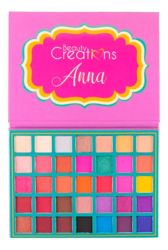 Paleta De Sombras Anna Beauty Creations 35 Tonalidades 