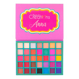 Paleta De Sombras Anna Beauty Creations 35 Tonalidades Color De La Sombra Variado