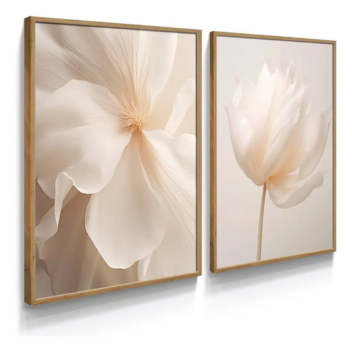 Quadro Decorativo Flores Delicadas P\u002F Cabeceira Quarto Sala | MercadoLivre