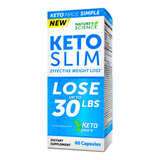 Pastillas Keto Slim (60 Capsulas) Pérdida De Peso Hecho Usa