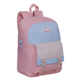 Mochila Infantil Sweet Color Block Rosado Head Diseño De La Tela Sweet Rosado