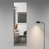 Delma Glass Full Length Wall Mirror Tiles, 14 '' X 12 '' X 4