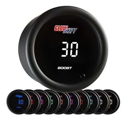 Glowshift 10 Digital Color Boost 30 Psi / Vacuometro Kit - I