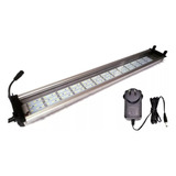 Luz Led Iluminador Acuario Plantado Pecera Potente 45w 70cm