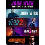 John Wick 1,2,3,4 En Discos Bluray En Alta Definición
