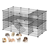 Multifuncional Metal Corral Para Mascotas Desmontable 24pzs