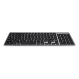 Teclado Bluetooth Inalámbrico Silencioso Plano Delgado De