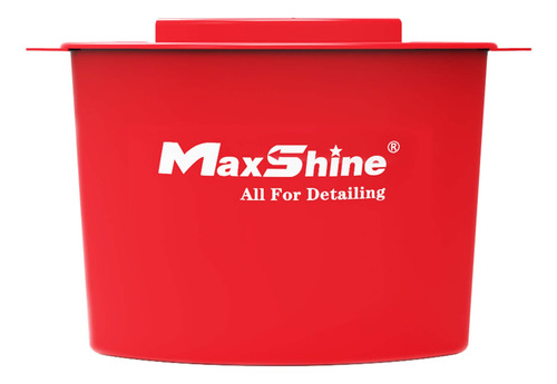 Maxshine Cubeta Caddy Para Detallado Roja